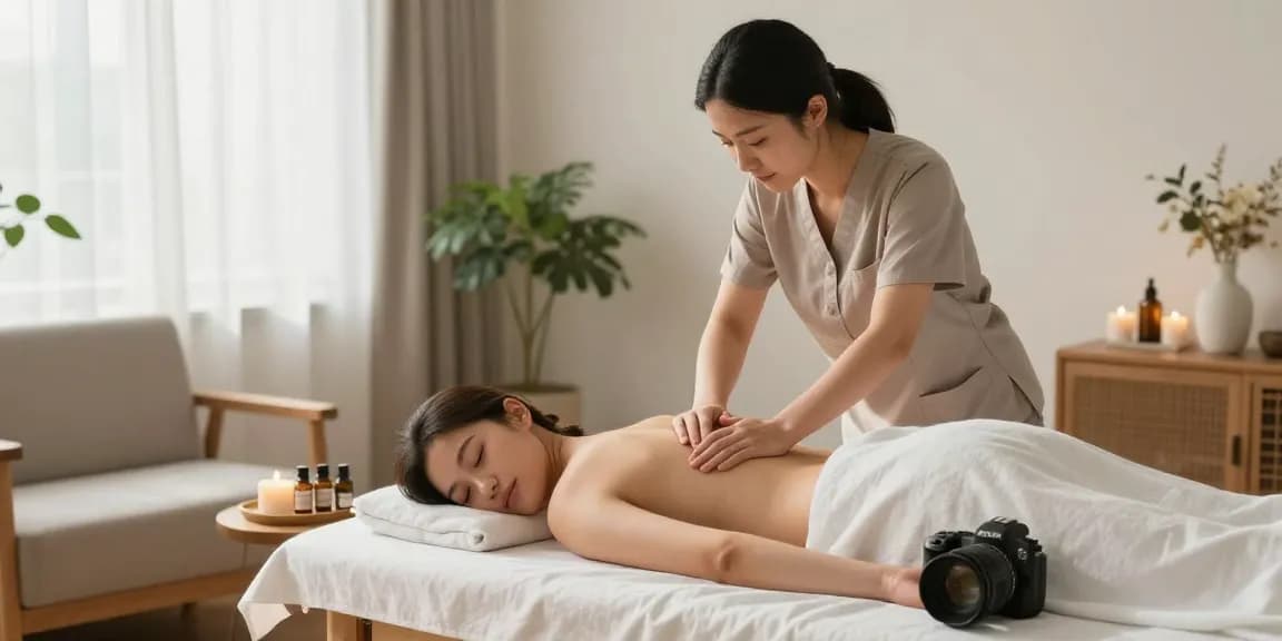 안산출장마사지와 아로마 오일, 편안한 마사지 환경을 제공하는 한국인 마사지사