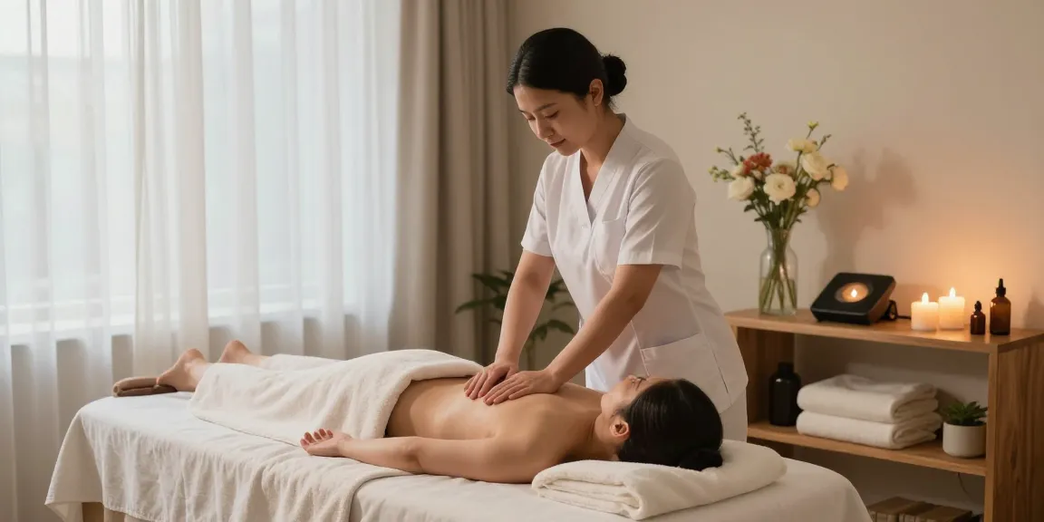 Relaxation in a high-quality op사이트 spa with professional massage services and calming atmosphere.
