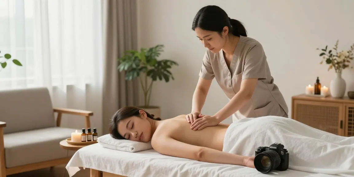 안산출장마사지와 아로마 오일, 편안한 마사지 환경을 제공하는 한국인 마사지사