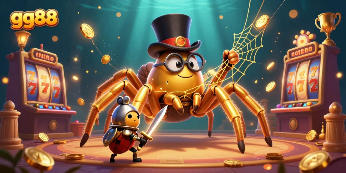 Experience thrilling wins with gg88 and a dynamic 3D casino scene showcasing golden games and vibrant excitement.