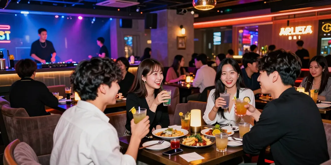 하루이야기 퀸알바의 강남 유흥씬, 캐주얼한 젊은이들이 즐거운 시간을 보내는 모습